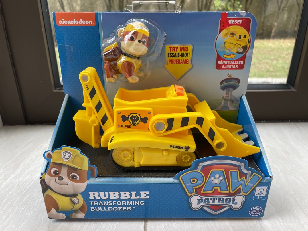 Paw patrol rubble transforming bulldozer deals