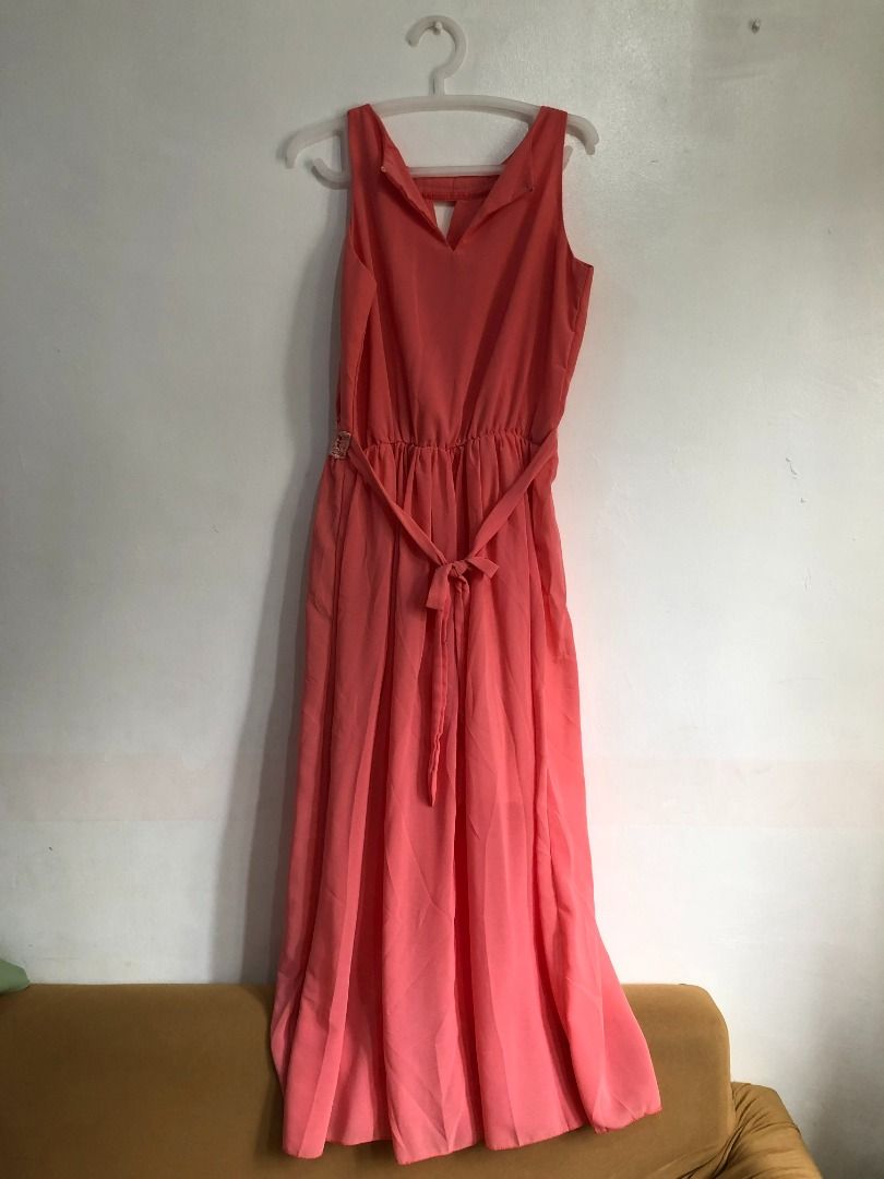 Semi formal peach dress cheap