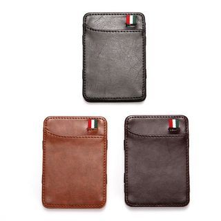 (!)[PH STOCK & COD]Ultra-thin new style men's men's PU leather mini magic wallet coin purse bag bank