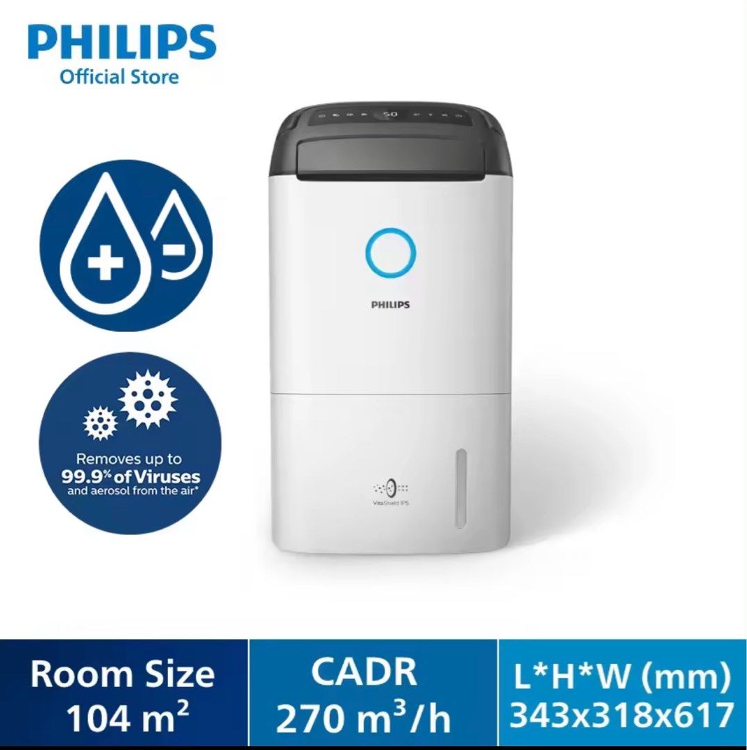 Philips 2 in 1 on sale dehumidifier and air purifier