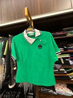 Polo T Green Smiling