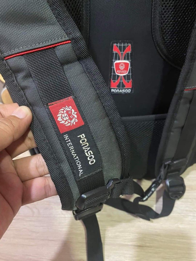 Ponasoo laptop backpack original, Fesyen Pria, Tas & Dompet , Ransel di