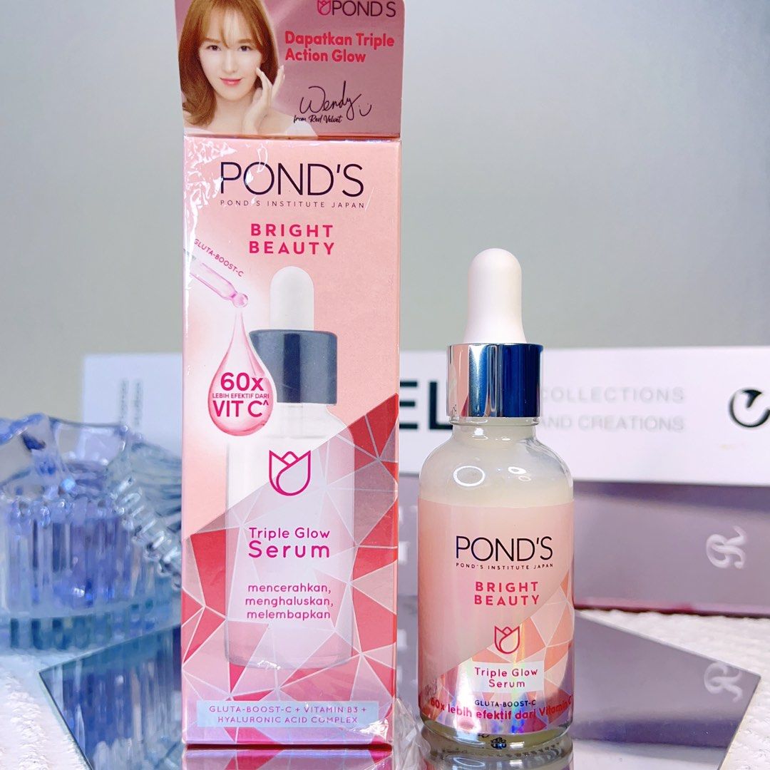 Pond's Bright Beauty Triple Glow Serum Isi 30gram Mengandung Gluta