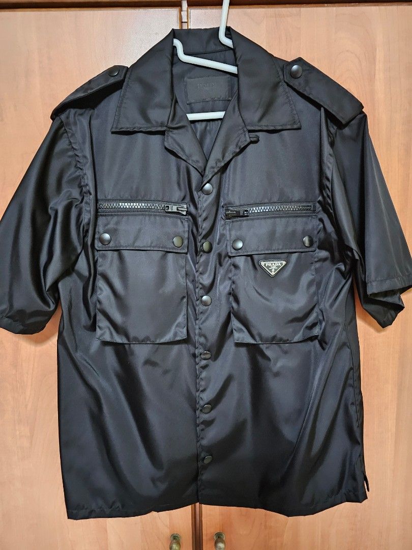 Prada nylon gabardine clearance shirt