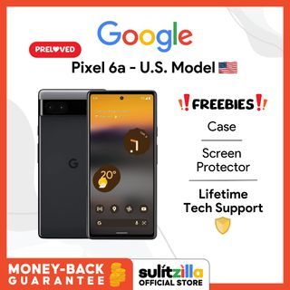 Preloved Google Pixel 6a - U.S. Model with Freebies & Warranty