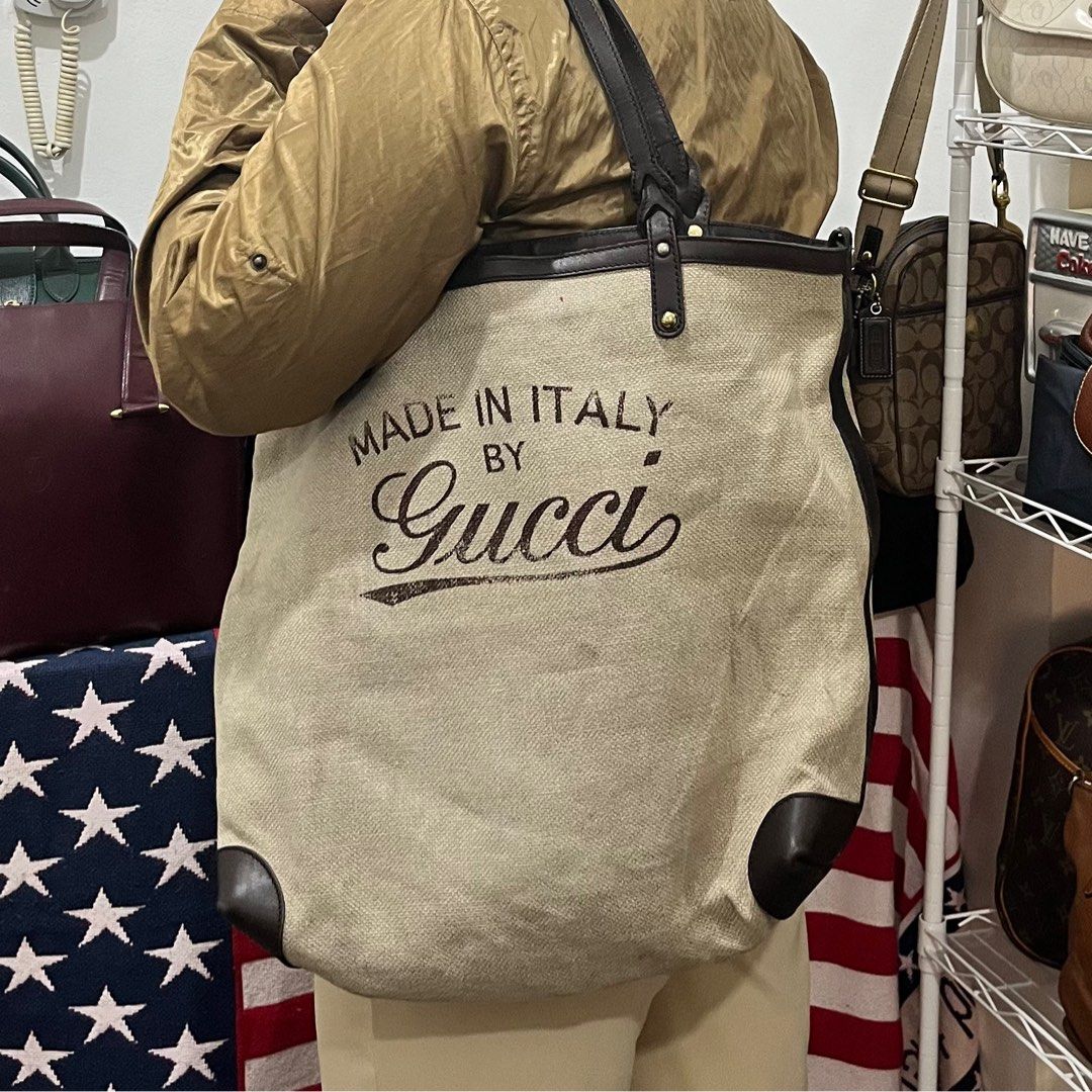 Gucci Tote Bag, Fesyen Wanita, Tas & Dompet di Carousell