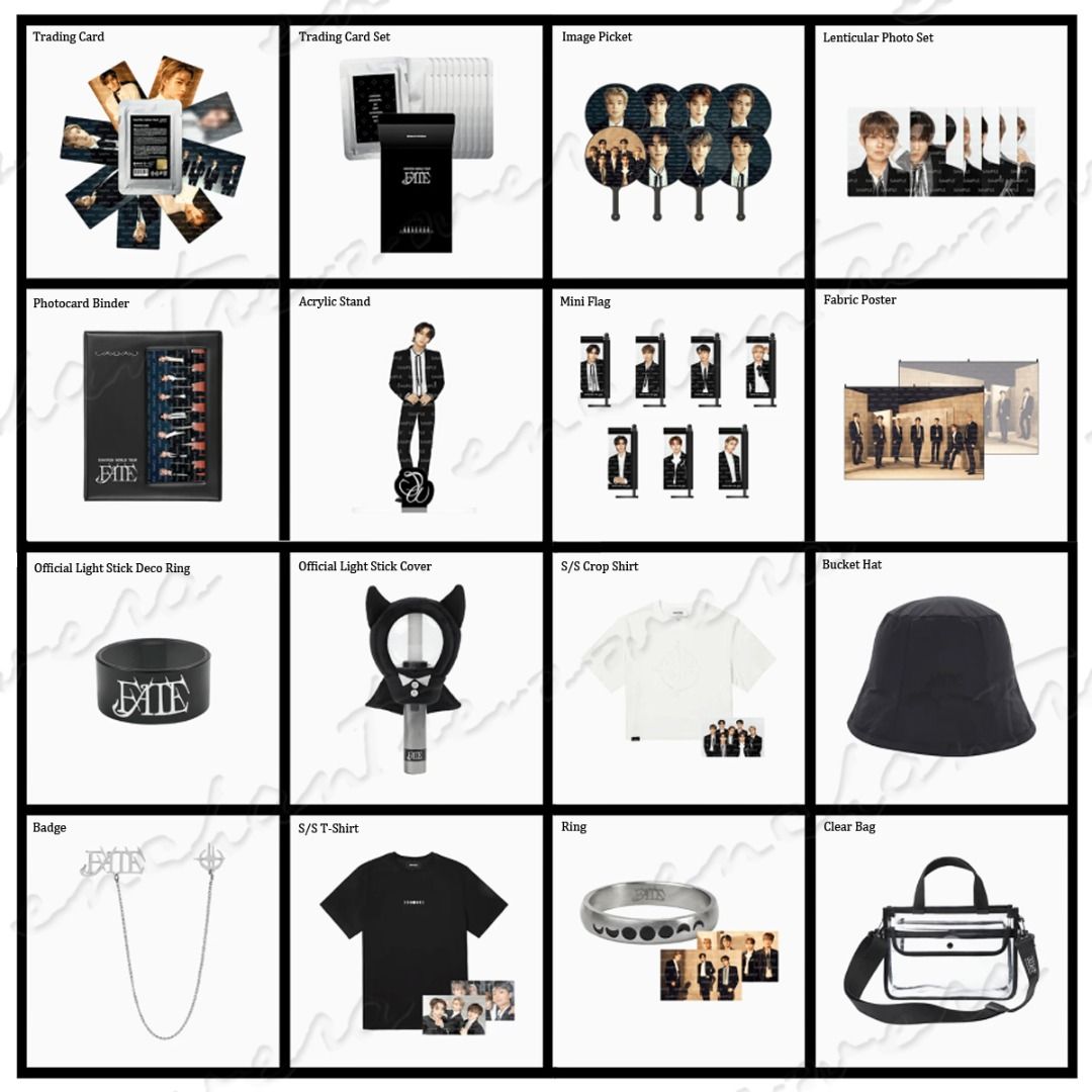 [PREORDER] Enhypen World Tour 'FATE' Official Merch (Trading Card Set