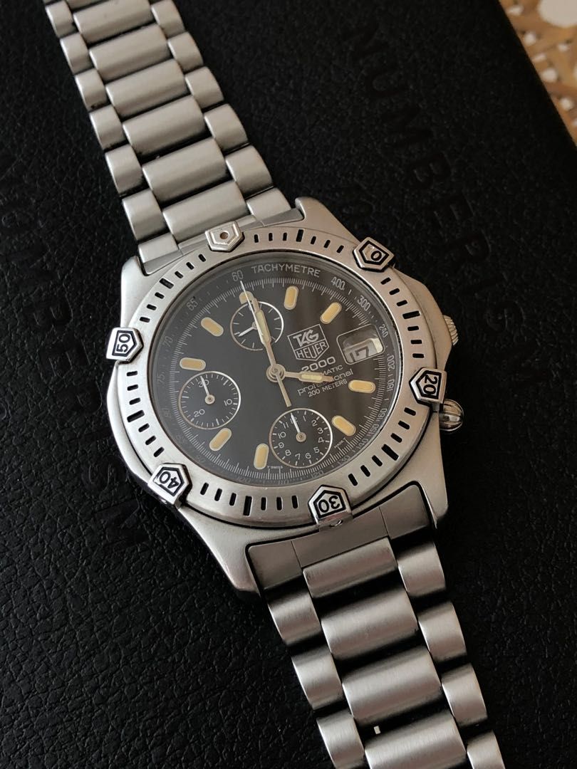 Tag heuer super 2000 automatic cheap chronograph