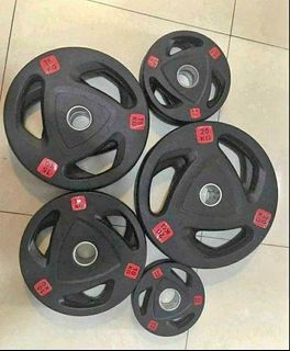 Promo Package for Olympic Tri Grip Plates  (BLACK)