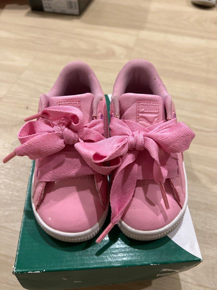 Puma cheap heart pink