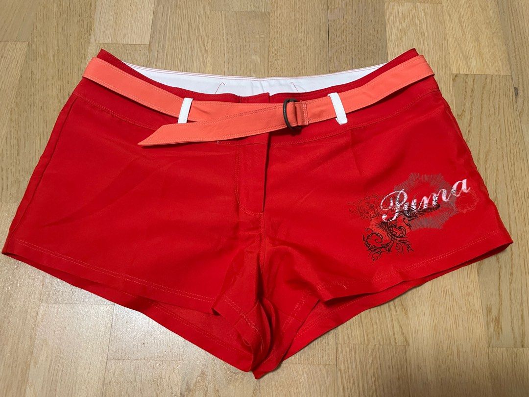 Puma red girl woman shorts Women s Fashion Bottoms Shorts on