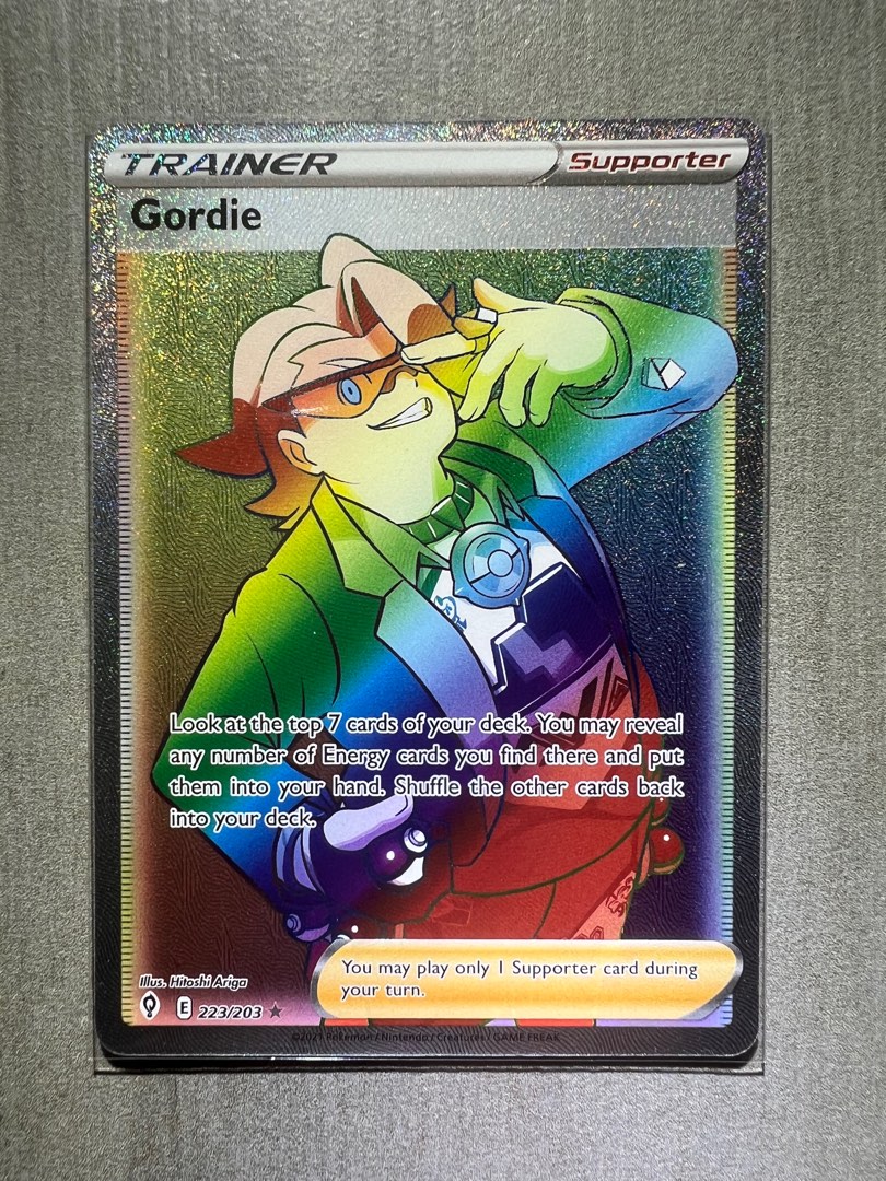 gordie pokemon card value Gordie - Evolving Skies Pokmon card 201/203