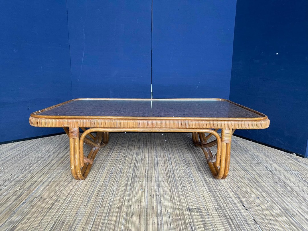 Rattan Center Table on Carousell