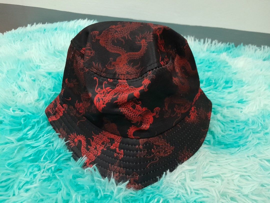 Red Bucket Hat on Carousell