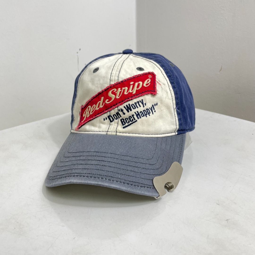 Red stripe beer baseball cap 2025