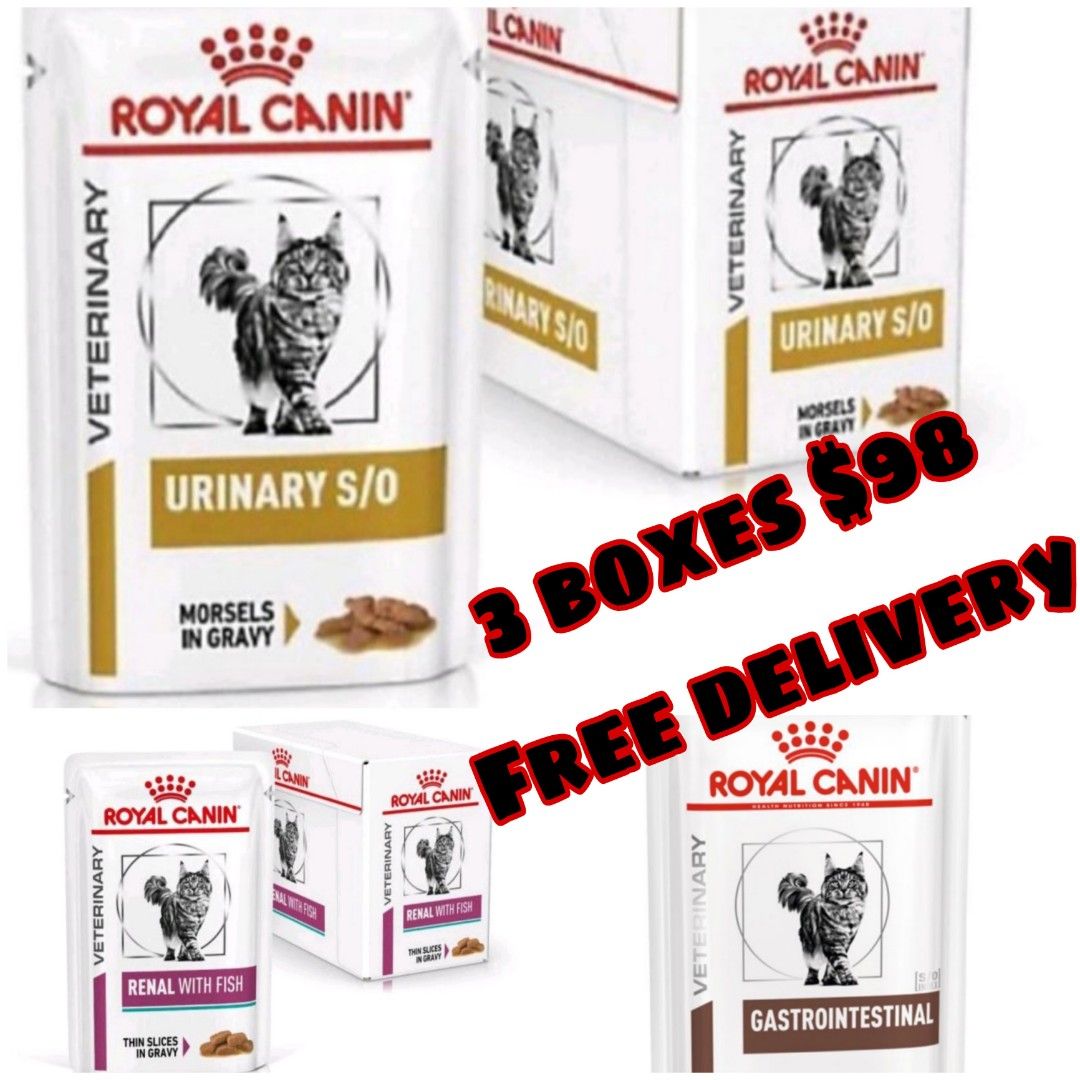 Royal Canin Veterinary Gastro Renal Fish Urinary so morsels gravy