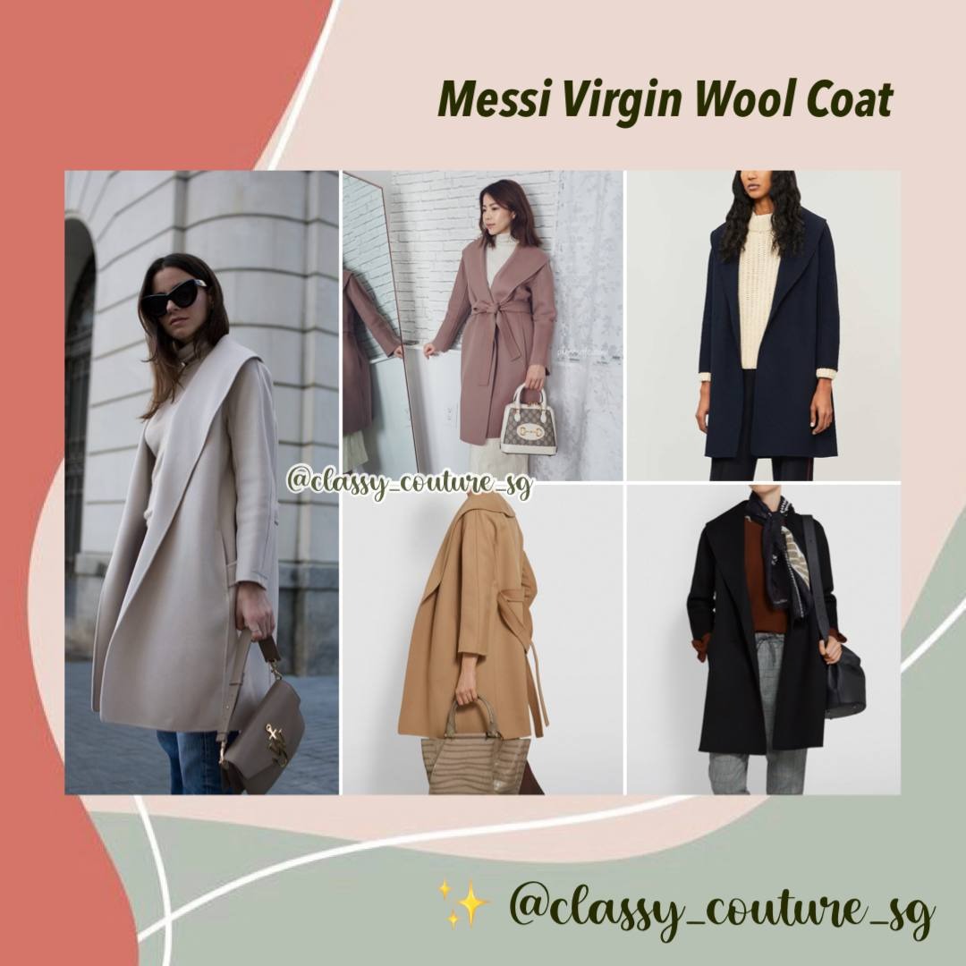 S max mara cheap messi wool wrap coat