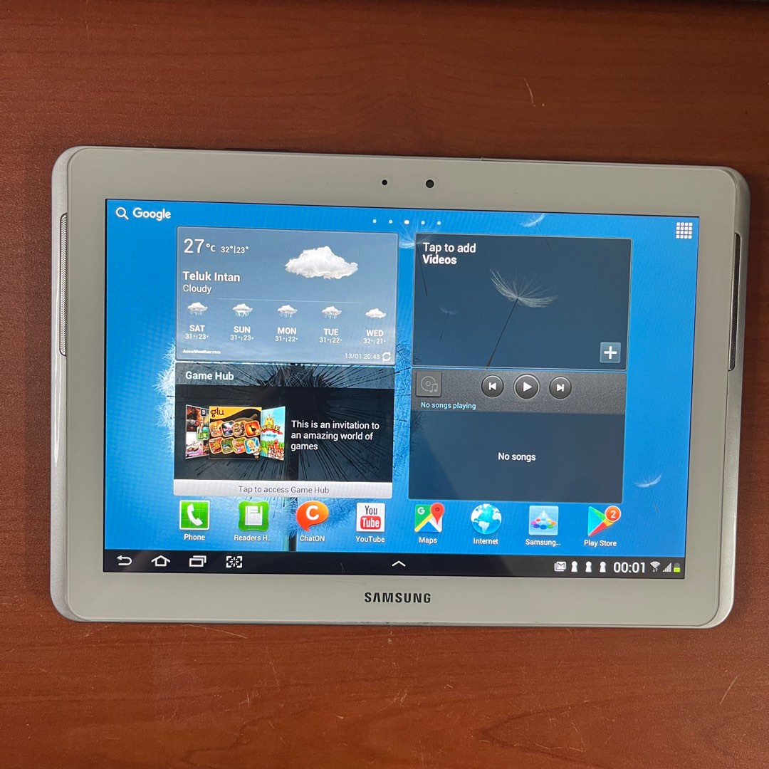 SAMSUNG GALAXY TAB 2 10.1 P5100 Mini-SIM 16gb Dual Core 10.1 Hd Android  Tablet