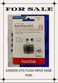 SANDISK OTG FLASH DRIVE 64GB