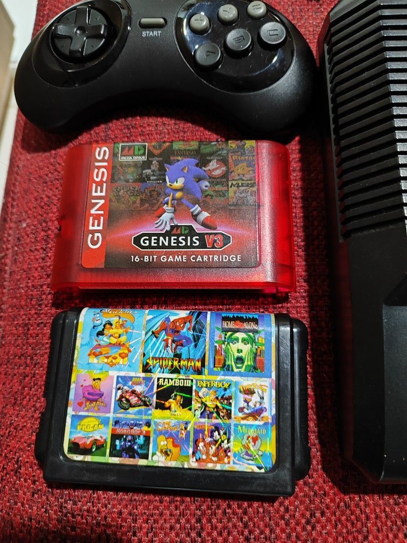 Sega Mega Drive/Genesis full set with Everdrive, controllers, composite or  RGB scart cable and AC adapter, Video Gaming, Video Game Consoles, Others  on Carousell