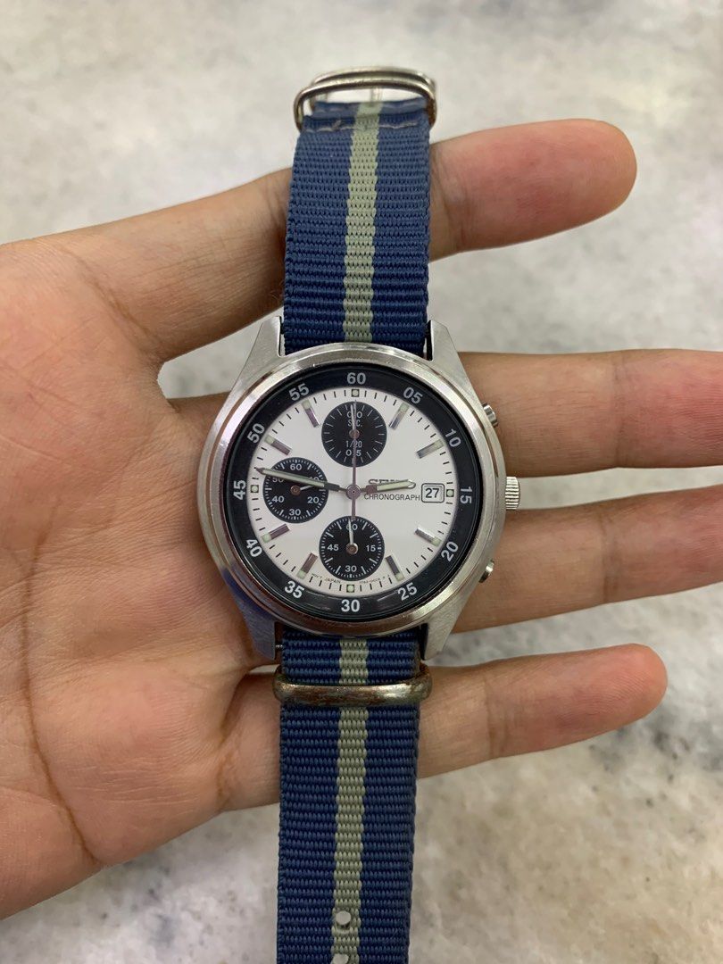 Seiko Panda Quartz Men s Fashion Watches Accessories Watches