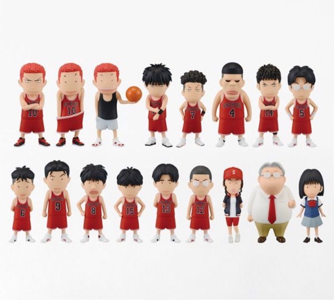 SLAM DUNK FIGURE COLLECTION -湘北SET- Japan Version 日版（初版