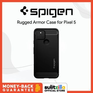 Spigen Rugged Armor Case for Google Pixel 5 - Matte Black