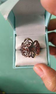Spiral Floral Ring