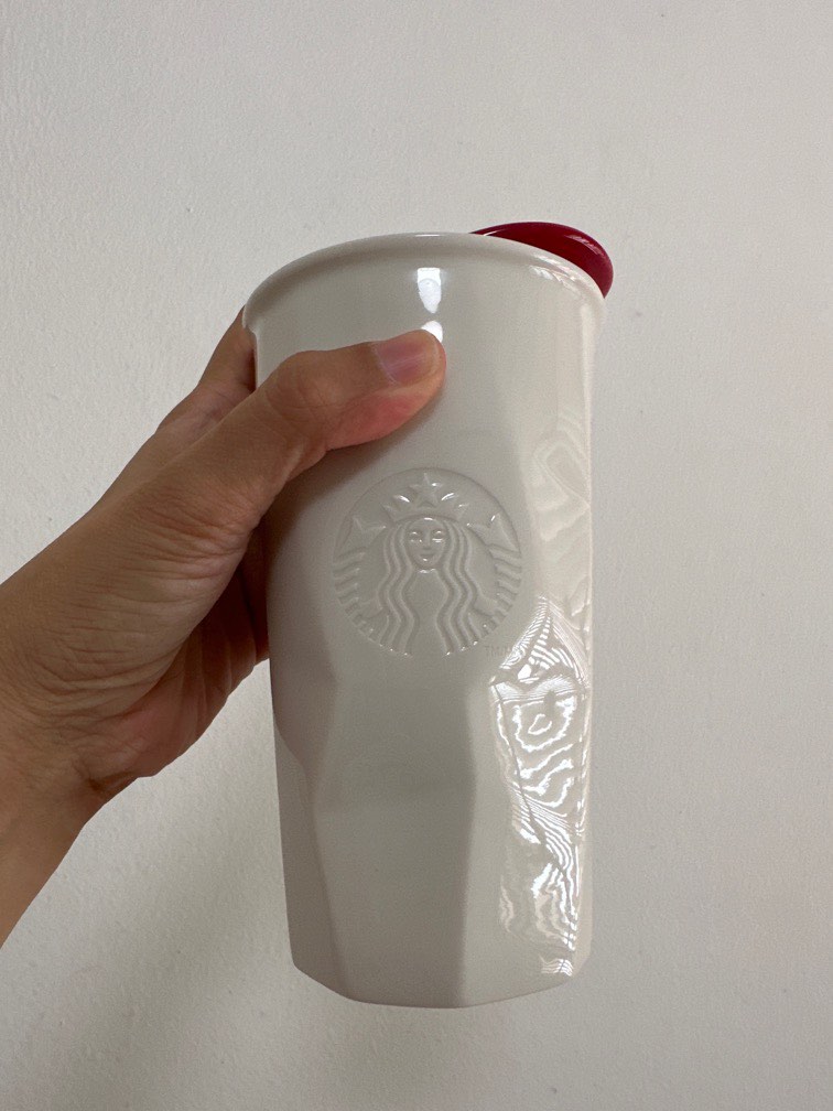 Starbucks Glass cup, Furniture & Home Living, Kitchenware & Tableware
