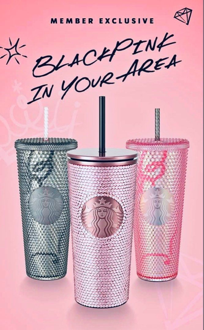 Starbucks x Blackpink Tumbler (Limited Edition), Furniture & Home