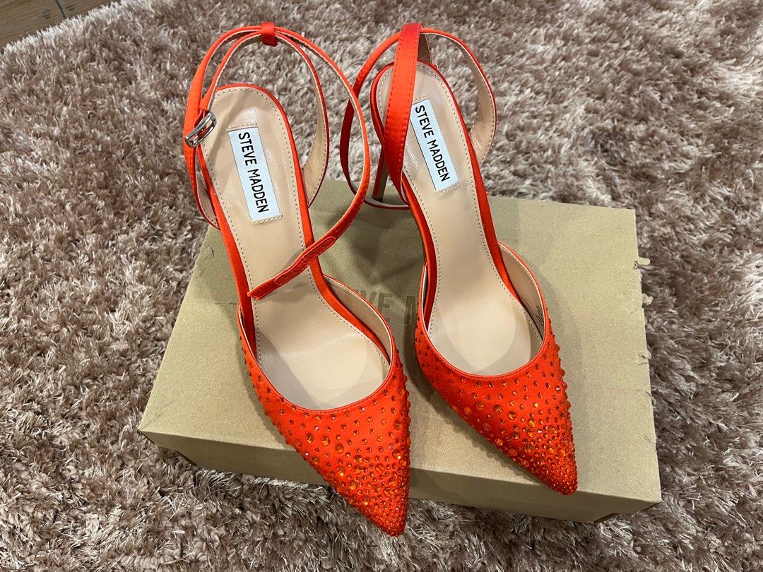Steve madden orange heels store