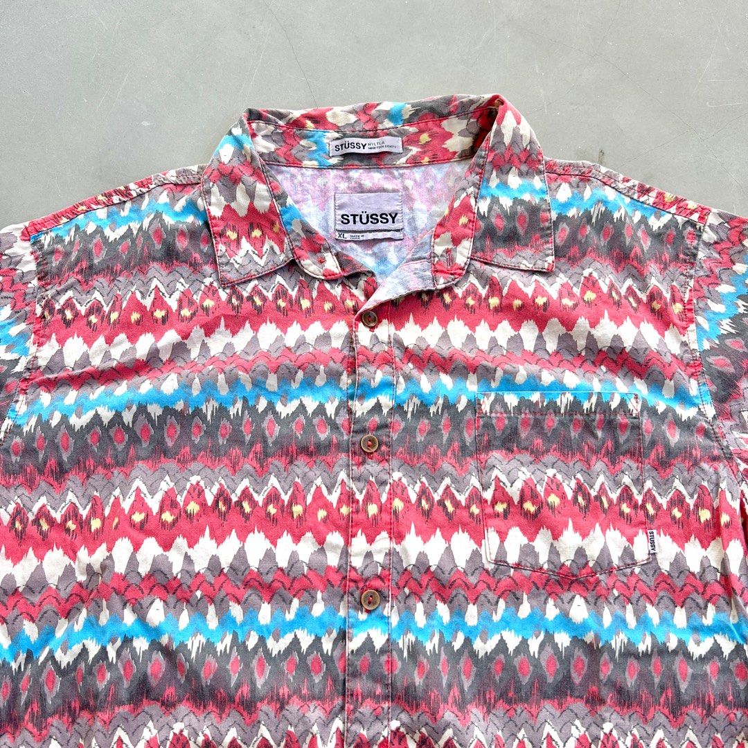stussy button ups