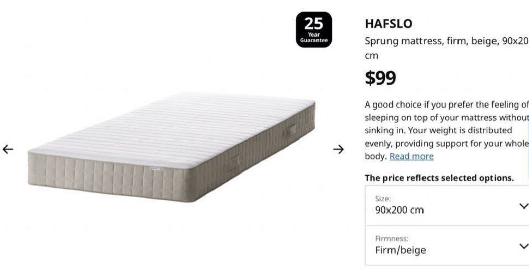 Ikea hafslo queen sale