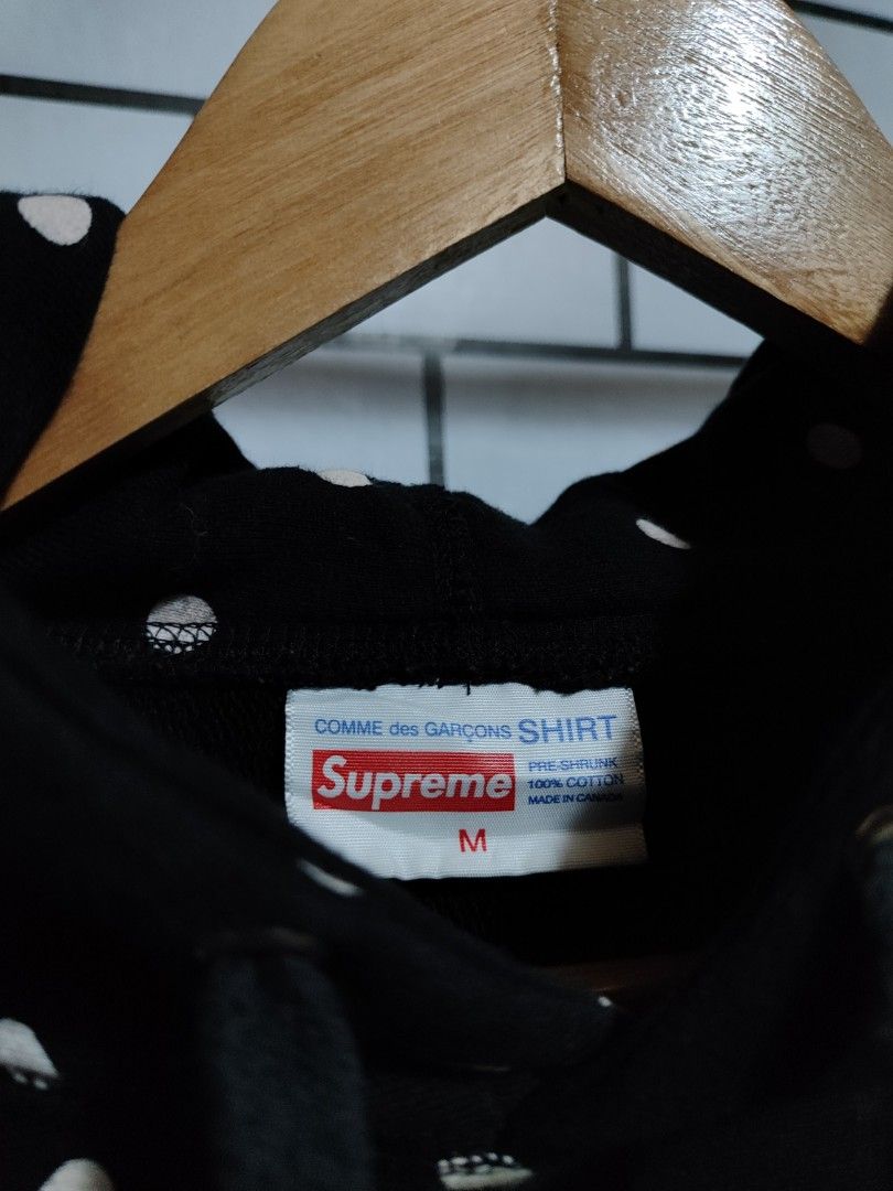 Supreme Cdg Polka Dot Box Logo, Luxury, Apparel On Carousell