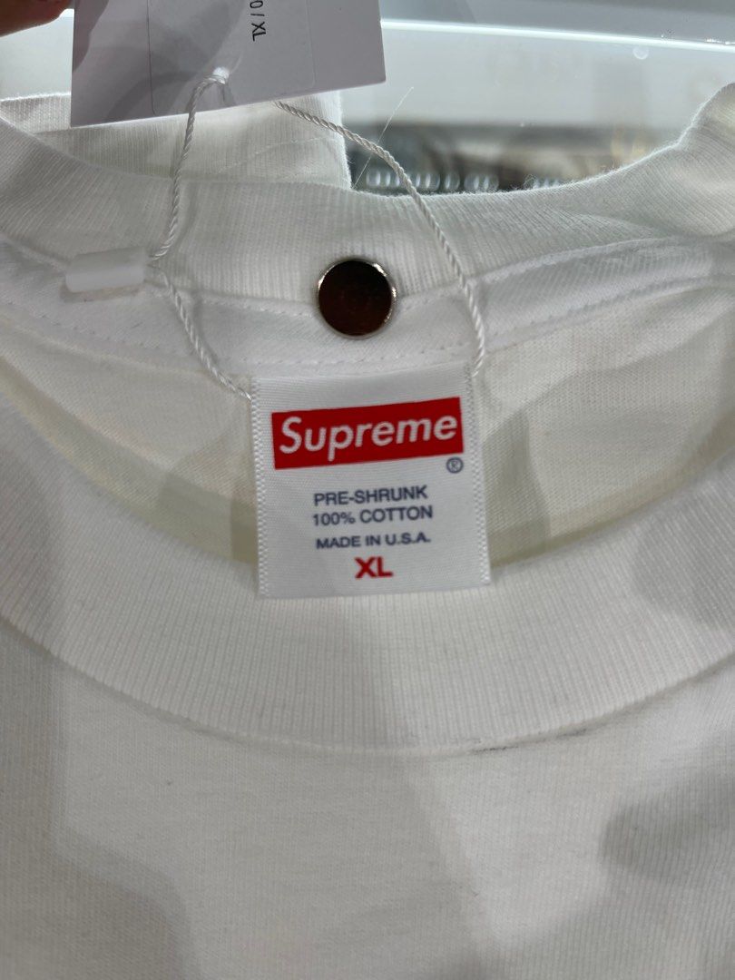 Supreme crash deals tee white
