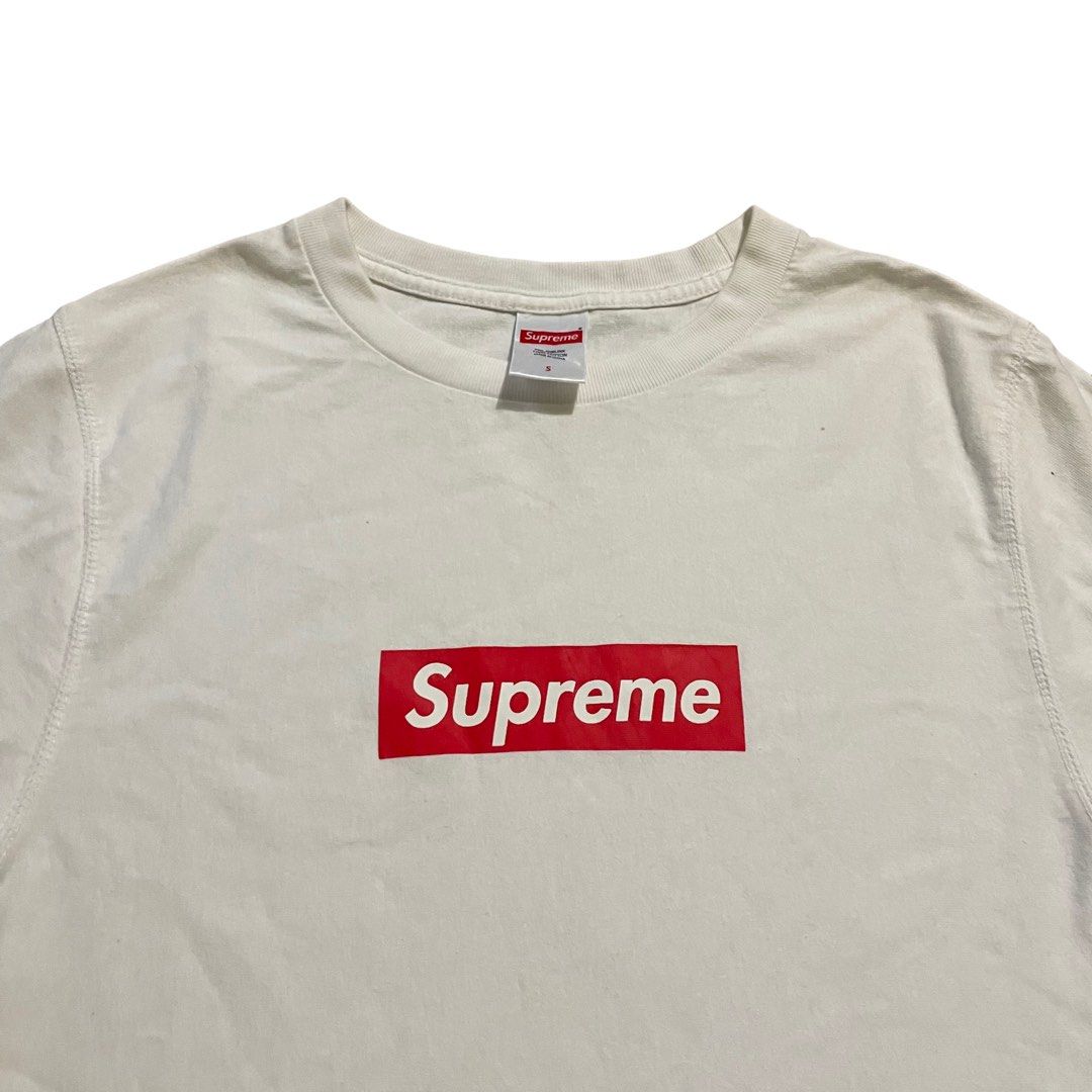 SUPREME OG BOX LOGO TEE Men s Fashion Tops Sets Tshirts