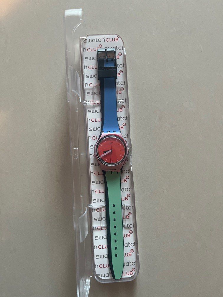 Swatch Originals A Cote Quartz Multicolor GB286 Unisex Watch