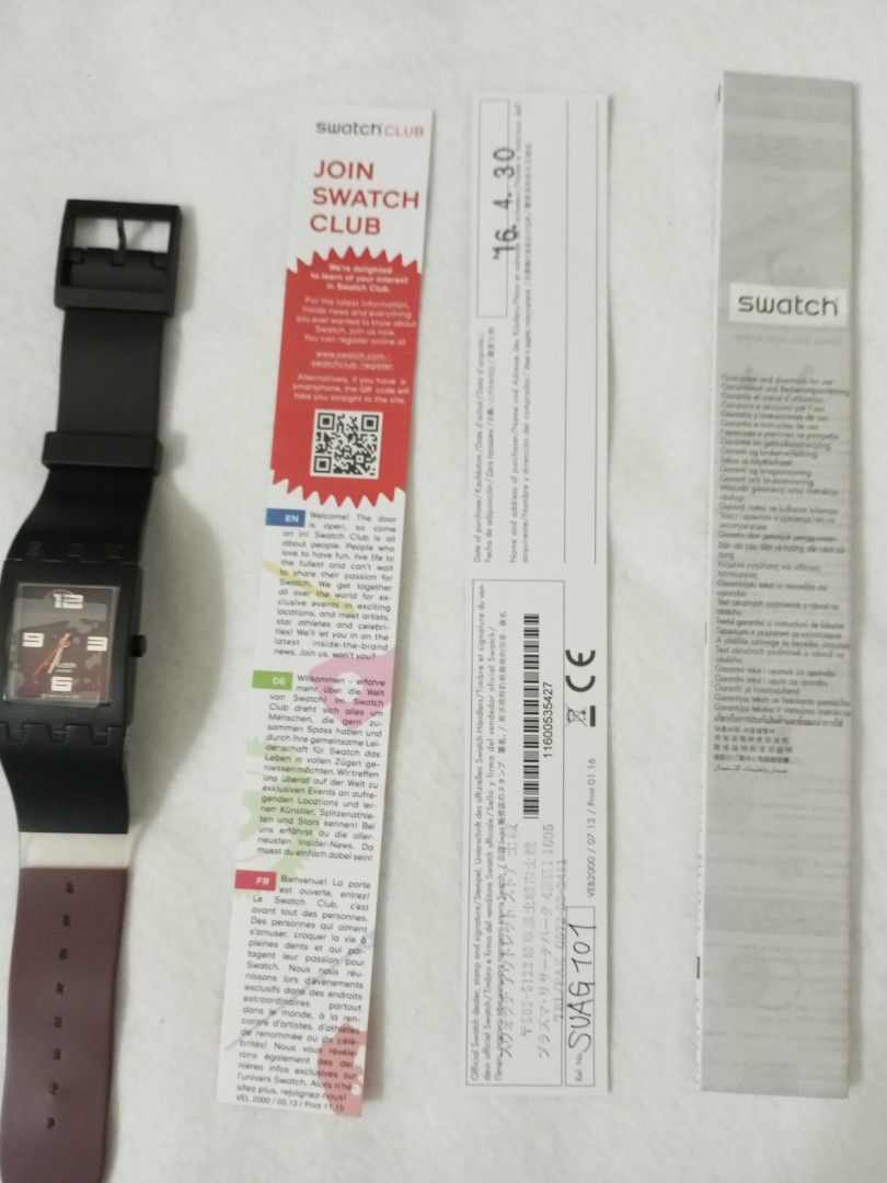 Swatch rectangular watch shop