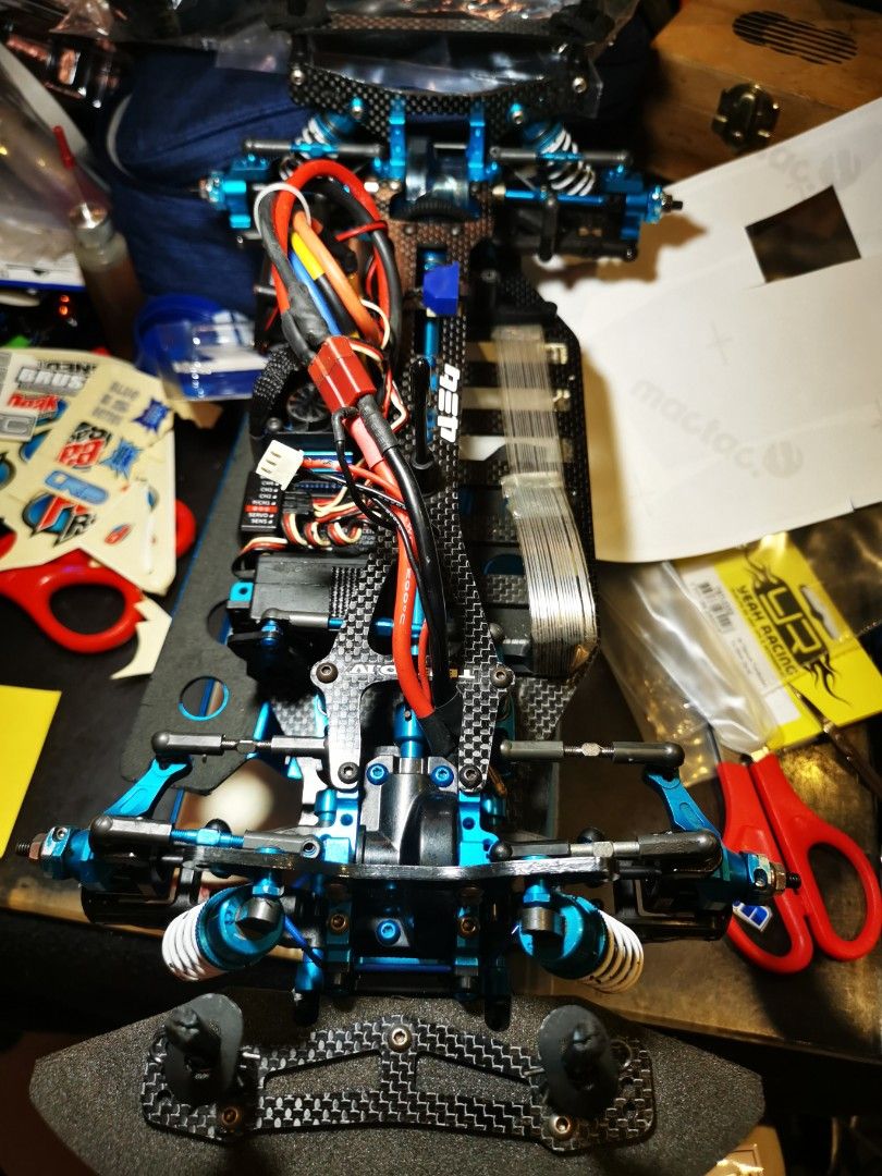 Ready to run vintage Tamiya TB Evo IV MS rolling chassis. Not Yokomo ...