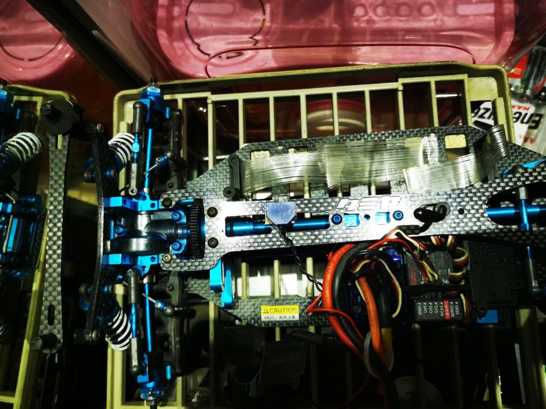 Ready to run vintage Tamiya TB Evo IV MS rolling chassis. Not Yokomo ...