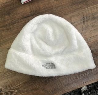 THE NORTH FACE TNF Fleece Beanie White Large XL