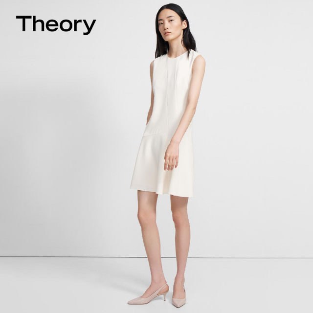 Robe Theory Vert Clair - Taille XS - Sans Manches Longueur Genou - Neuf Sans étiquettes (NWOT)