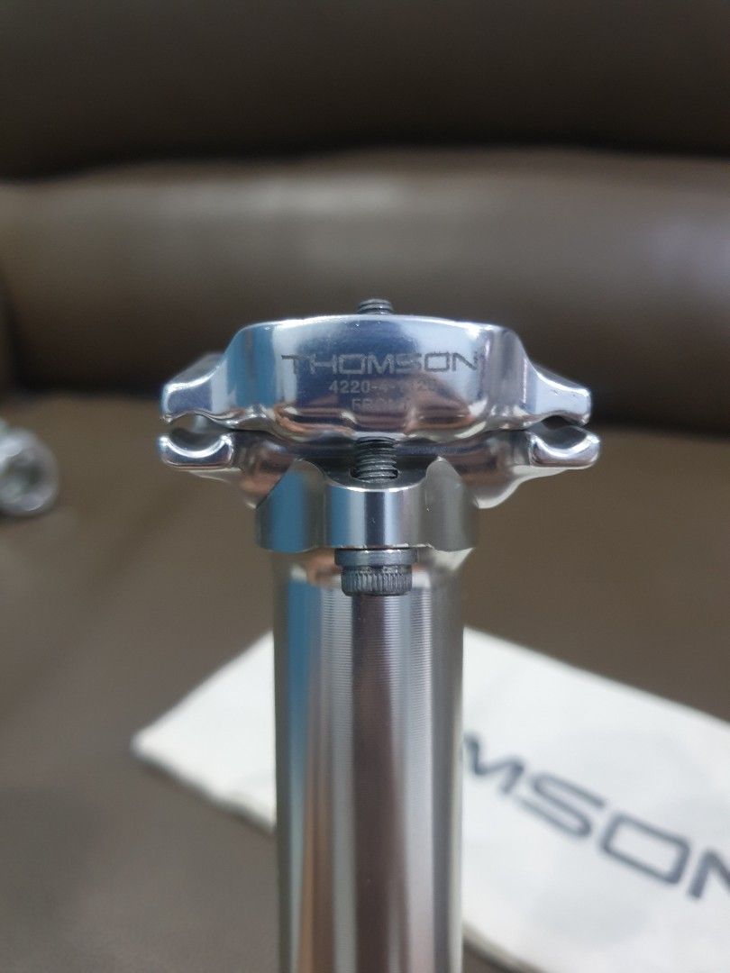 Thomson Stem THOMSON Elite X4 Stem 0 ° Silver 27.2 Seatpost