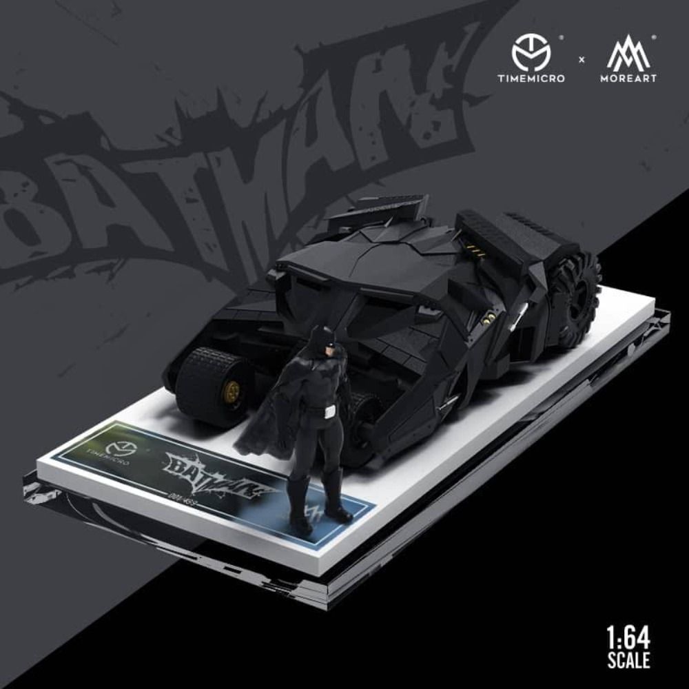 Time Micro 1/64 Scale Batmobile Tumbler & Batman Figure Set Resin Model ...