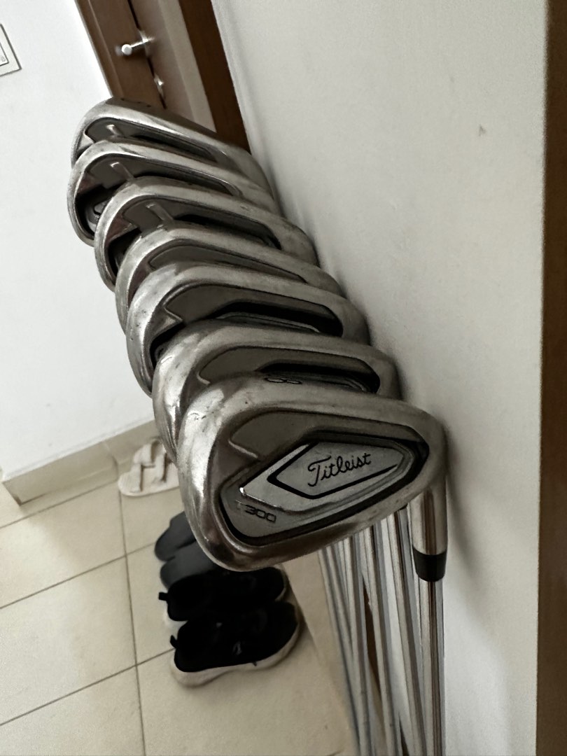 Titleist) Set de fers 6 pièces T300 6-Pw,48 Flex Stiff Shaft N.S.PRO