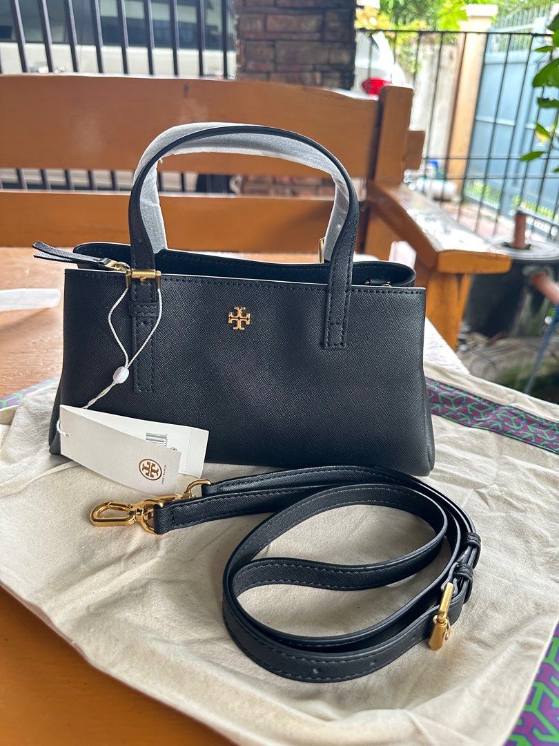 Tory Burch Emerson Small Top Zip Tote, Luxury, Bags & Wallets on Carousell