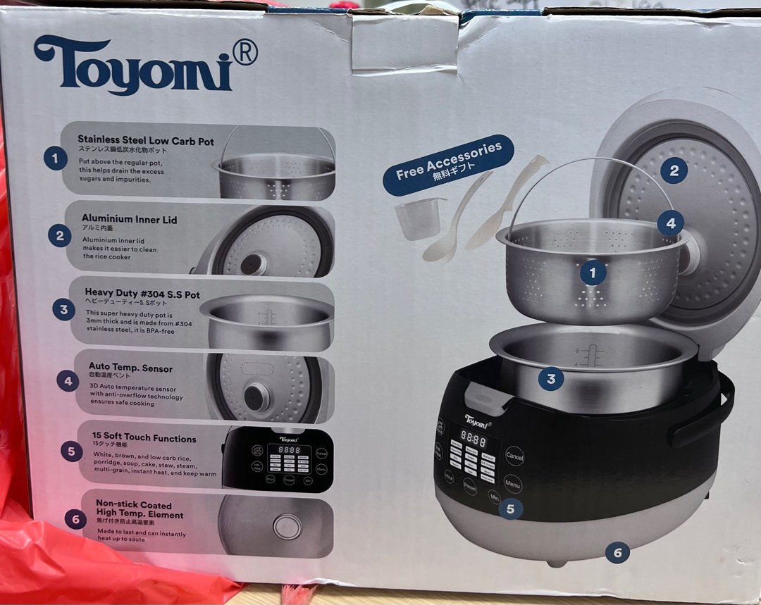 SmartDiet Low Carb Low Sugar Rice Cooker 1 liter , TV & Home Appliances