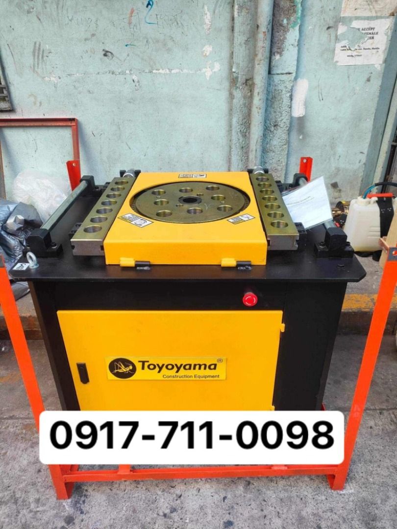 Toyoyama Rebar Bender (Category: Construction Tools & Equipment) located in Manila. Submitted by joeyroque09 (Listing ID 1245243714, Image 1). Description: Locations: ❗️ Takezo Industrial Supply Manila office: 1268 Narcisa St. corner Mayhaligue Abad Santos, Manila. ❗️ Cavite Office Address: Tabon 1, Centennial Road Highway, behind the Phoenix Gasoline Station, Kawit, Cavite (there is a warehouse with a Takezo Industrial Supply. .
