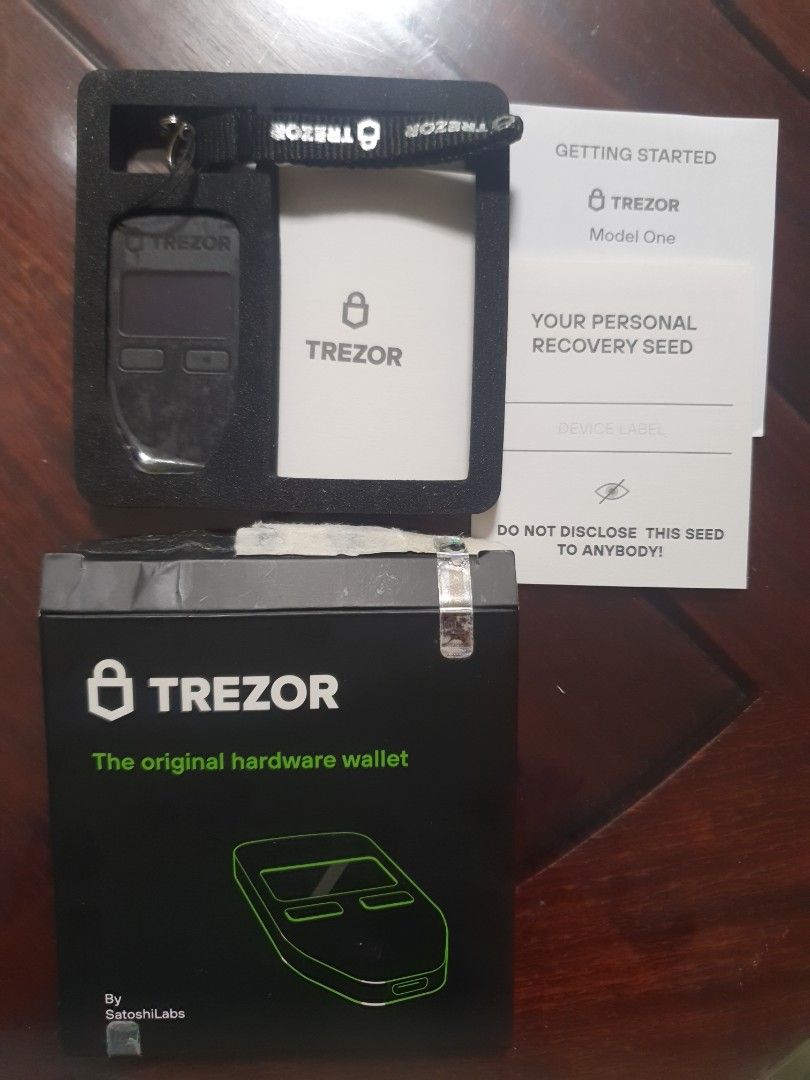 Trezor the original hardware wallet, Computers & Tech, Parts & Accessories,  Hard Disks & Thumbdrives on Carousell