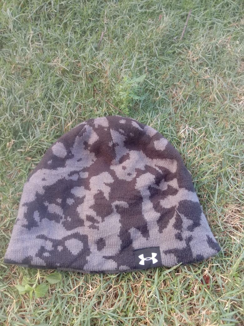 Under armour camo beanie discount